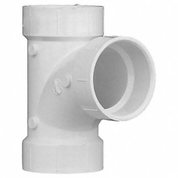 GRAINGER APPROVED Sanitary Tee Schedule 40 2 x 2 x 2 in, 1WJP4