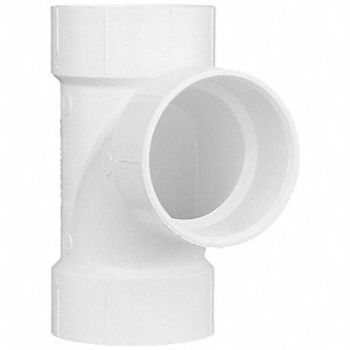 GRAINGER APPROVED Sanitary Tee Schedule 40 3 x 3 x 3 in, 1WJP5