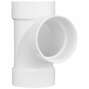 GRAINGER APPROVED Sanitary Tee Schedule 40 4 x 4 x 4 in, 1WJP6