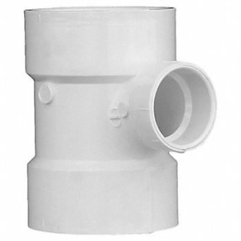 GRAINGER APPROVED Sanitary Tee Schedule 40 3 x 3 x 1 1/2, 1WJP9