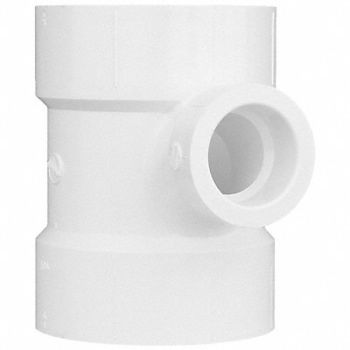GRAINGER APPROVED Sanitary Tee Schedule 40 4 x 4 x 1 1/2, 1WJR3