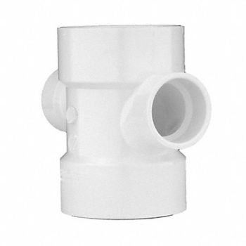 GRAINGER APPROVED Double Sanitary Reducing Tee Schedule 40, 1WJT6