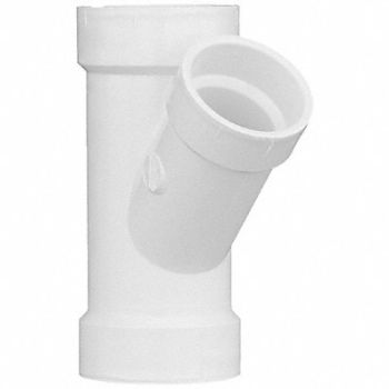 GRAINGER APPROVED Reducing Wye 2 x 2 x 1 1/2 in Socket PVC, 1WJU7
