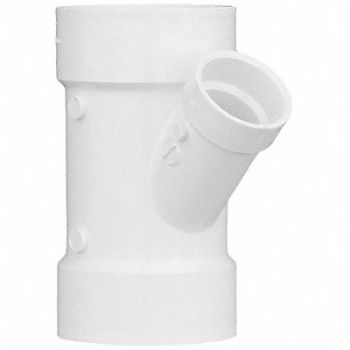 GRAINGER APPROVED Reducing Wye 3 x 3 x 1 1/2 in Socket PVC, 1WJU9