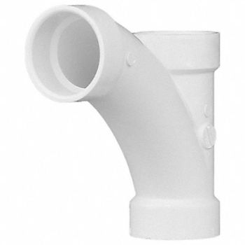 GRAINGER APPROVED Combo Wye 45 Elbow Schedule 40 1 1/2 in, 1WJX1
