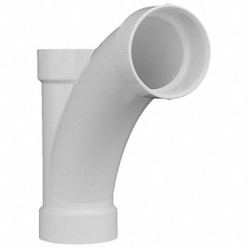 GRAINGER APPROVED Combination Wye 45 Elbow PVC 4 in, 1WJX7