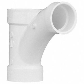 GRAINGER APPROVED Combination Wye 45 Reducing Elbow PVC, 1WJX9