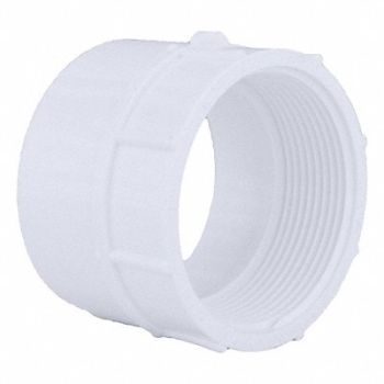 GRAINGER APPROVED Female Adapter Schedule 40 2 in White, 1WJY4