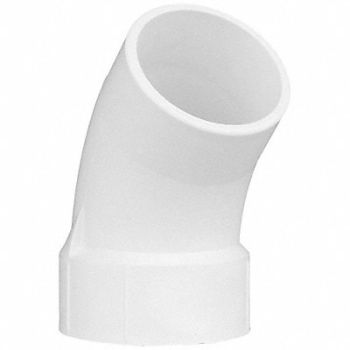 GRAINGER APPROVED 45 Street Elbow Schedule 40 3 in, 1WKD4