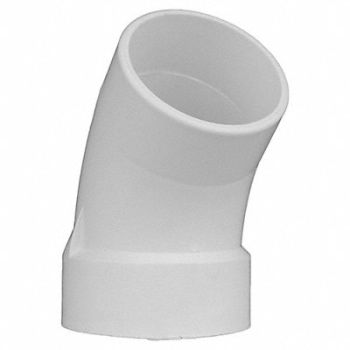 GRAINGER APPROVED 45 Street Elbow Schedule 40 4 in, 1WKD6