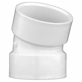 GRAINGER APPROVED 22-1/2 Degree Elbow Schedule 40 3 in, 1WKE9