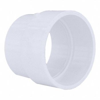GRAINGER APPROVED Adapter Schedule 40 4 in Socket White, 1WKK3