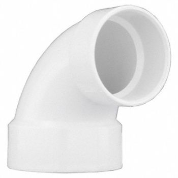 GRAINGER APPROVED 90 Closet Elbow Schedule 40 4 x 3 in, 1WKT9