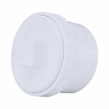 GRAINGER APPROVED Cleanout Adapter with Plug 6 in PVC, 1WKV6