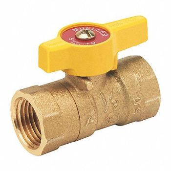 GRAINGER APPROVED Gas Ball Valve Brass FNPT 3/4, 1WMC2