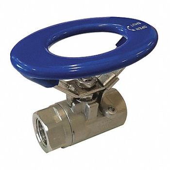 GRAINGER APPROVED SS Ball Valve FNPT 2, 1WNA7