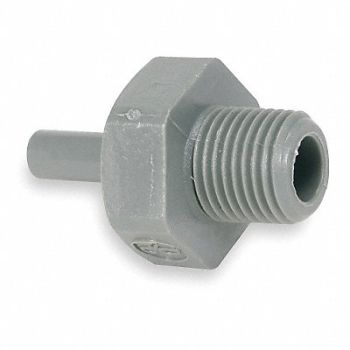 JOHN GUEST Adapter 5/16 in Stem OD Gray PK10, 3ZLD7