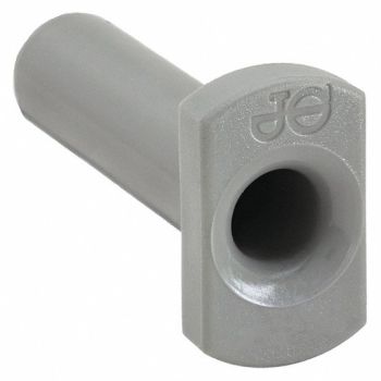 JOHN GUEST Plug 1/4 In Tube OD Acetal Gray PK10, 1WRX3