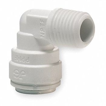 JOHN GUEST 90 Elbow Polypropylene Pk10, 1WTU9