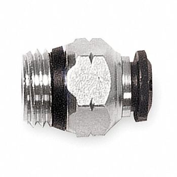 AIGNEP USA Male Connector 8mm Tube Sz Brass PK5, 1WUL9