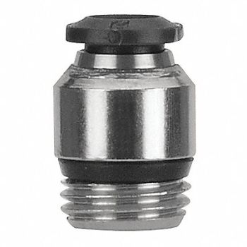 AIGNEP USA Male Connector 6mm Tube Sz Brass PK5, 1WUN6