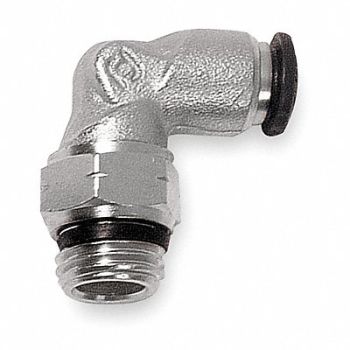 AIGNEP USA Swivel Elbow 90 Deg TubexBSPP 5x5mm PK5, 1WUW9