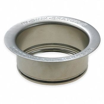 IN-SINK-ERATOR Sink Flange Polished Stainless Steel, 1WXC1