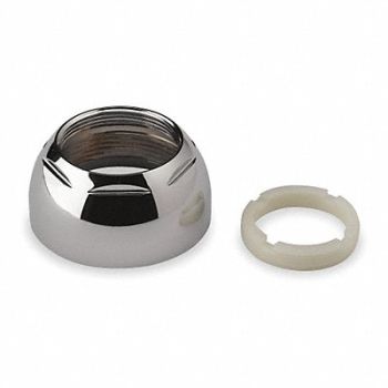 DELTA Faucet Cap Chrome Adjustable Ring, 1NNX7
