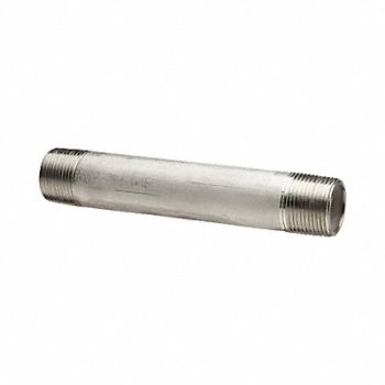 GRAINGER APPROVED Nipple 3/4 In Thrd at Both Ends 3 In 304, 4TNV6