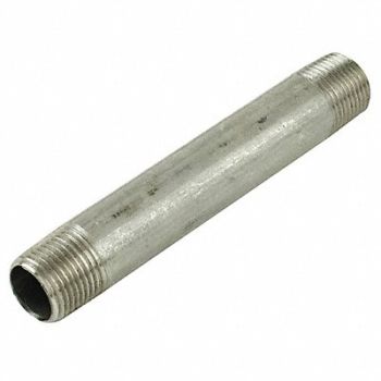 GRAINGER APPROVED Nipple 1-1/2 In Thrd Both Ends 11 In 316, 1XAJ1