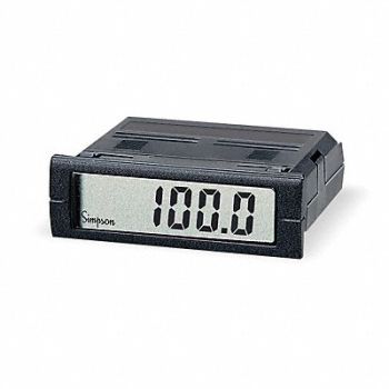 SIMPSON ELECTRIC Digital Panel Meter DC Voltage, 1X345