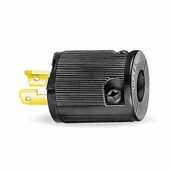 HUBBELL Locking Plug Hinged 15 A ML-1P, 1X999