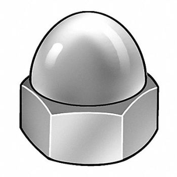 GRAINGER APPROVED CpNt Nkl Stl 5/8 -11 1 10PK, 1XA18