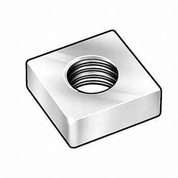 GRAINGER APPROVED SqrNt Znc Stl 3/8 -16 1/4 5/8 100PK, 1XB16