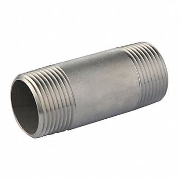 GRAINGER APPROVED Pipe 3/4 Thrd at Both Ends 48 304, 4TPH6