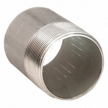 GRAINGER APPROVED Nipple 1/8 In Thrd at One End 4 In 304, 1XBP8