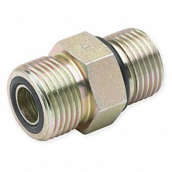 PARKER Strt Connect 316 SS SAExORFS 1/2In, 1XCJ5