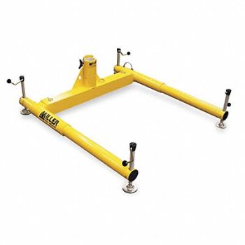HONEYWELL MILLER Portable Davit Base Yellow, 5RPT8