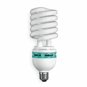 WOBBLE LIGHT Screw-In CFL Bulb 4100K 85W 10 000 hr, 1XFK9