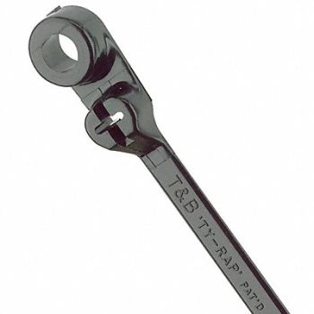 TY-RAP Cable Tie Mountable 7.8 in Black PK1000, 1XFV3