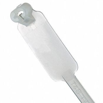 TY-RAP Cable Tie w Tag 7.25 in Ntrl PK1000, 1XFV7
