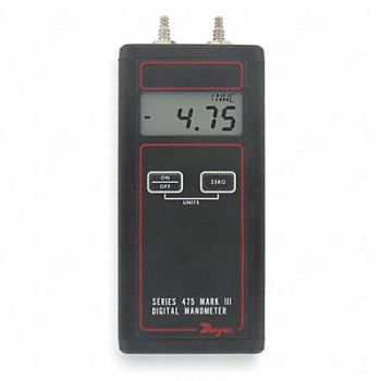 DWYER Handheld Digital Manometer 0to 200 in wc, 1XFW4