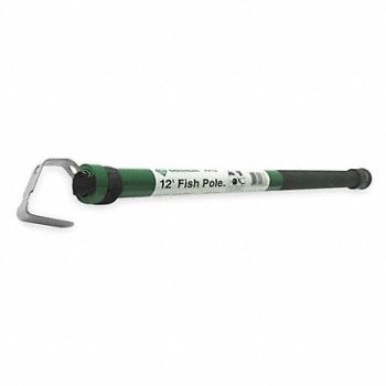 GREENLEE Telescoping Fish Stick 12 ft Fiberglass, 1XGB8