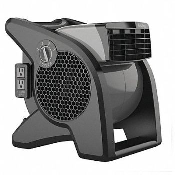 AIR KING Portable Blower Fan 120V 350 cfm Gray, 1XGG3