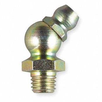 KINGFISHER Grease Fitting 45Deg M10-1.5 PK10, 1XGK6