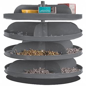 DURHAM MFG Rvlvng Strg Bn 7 1/2inx3 3/8inx13in Flat, 1XHK2