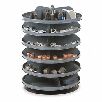 DURHAM MFG Rvlvng Strg Bn 7 1/2inx3 3/8inx13in Flat, 1XHK3