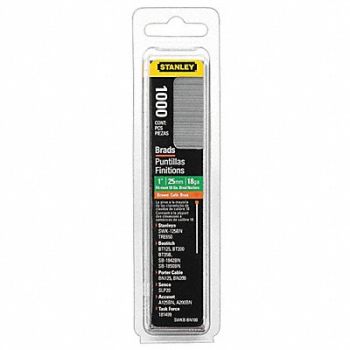 STANLEY Brad Nails I In Brown PK1000, 1XHU6