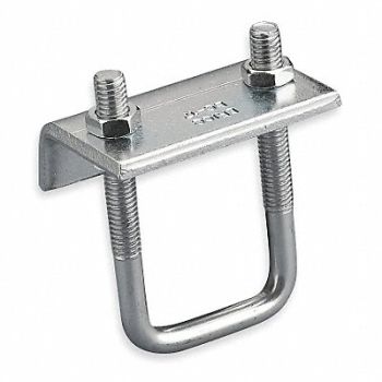 NVENT CADDY Strut Clamp with U-Bolt 3 W Steel, 1XJR4