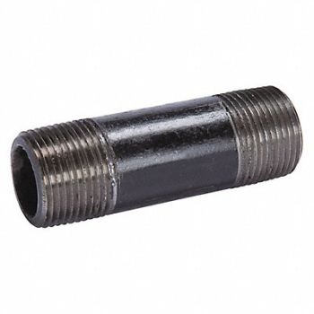 GRAINGER APPROVED Black Pipe Nipple Threaded 2-1/2x5 1/2In, 1XLJ1
